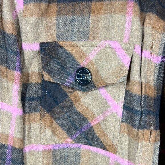 BB Dakota by Steve Madden Brown Utility Jacket - Picture 3 of 5